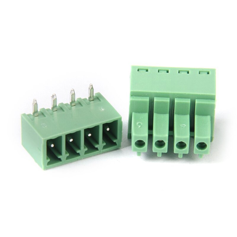 5 pieces 4-pin connector with screw terminals PCB mounting DT