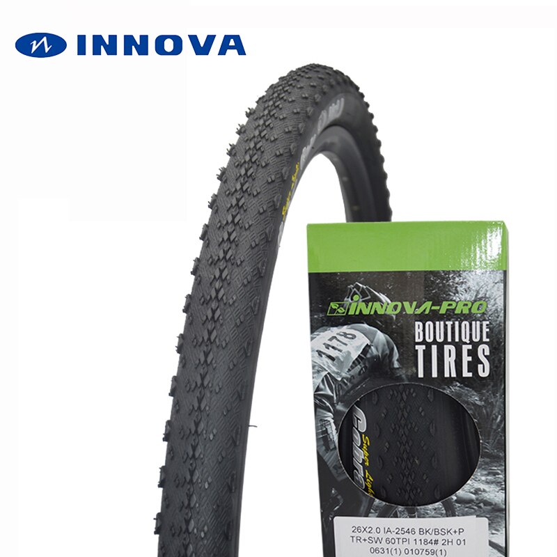 Innova-pro cykeldæk 26 26*2.0 super let 382g 60 tpi mtb mountainbike dæk foldedækdæk mtb racing pneu