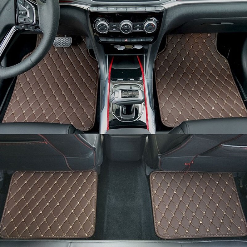 Universele auto vloermatten, auto styling matten voering, geschikt voor alle modellen peugeot 206 207 307 308sw 3008 408 4008 508 rcz