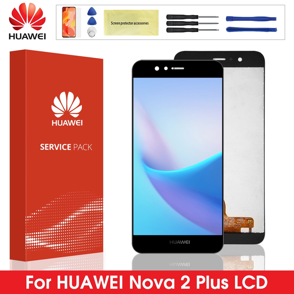 Lcd para huawei nova 2 mais display lcd de toque digitador da tela bac l23 l03 para huawei nova 2 tela lcd nova2 pic lx9 l29 l09