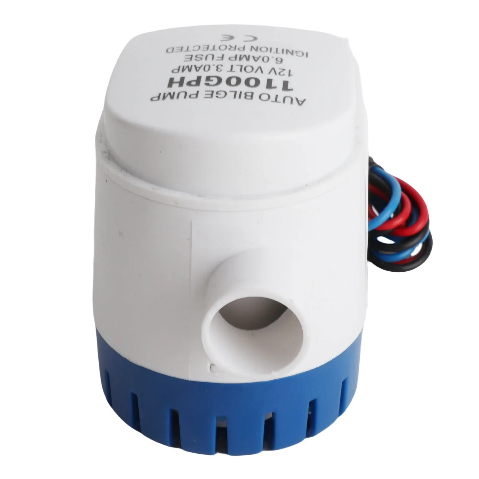 1100GPH Boat 12V Marine Automatic Submersible Bilge Water Pump Fully Auto Float Switch Internal Auto Bilge Water Pump