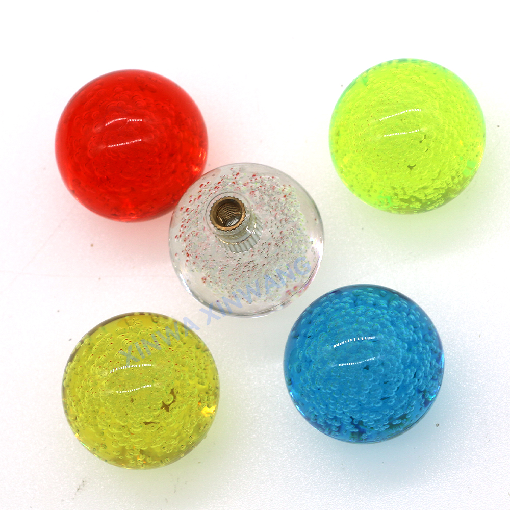 2 stk 35mm akryl bobleballtopp til ledet-joystick, sanwa-spakkommando, retro arkadespillmaskin, snk neo geo, diy-flipperspilldeler