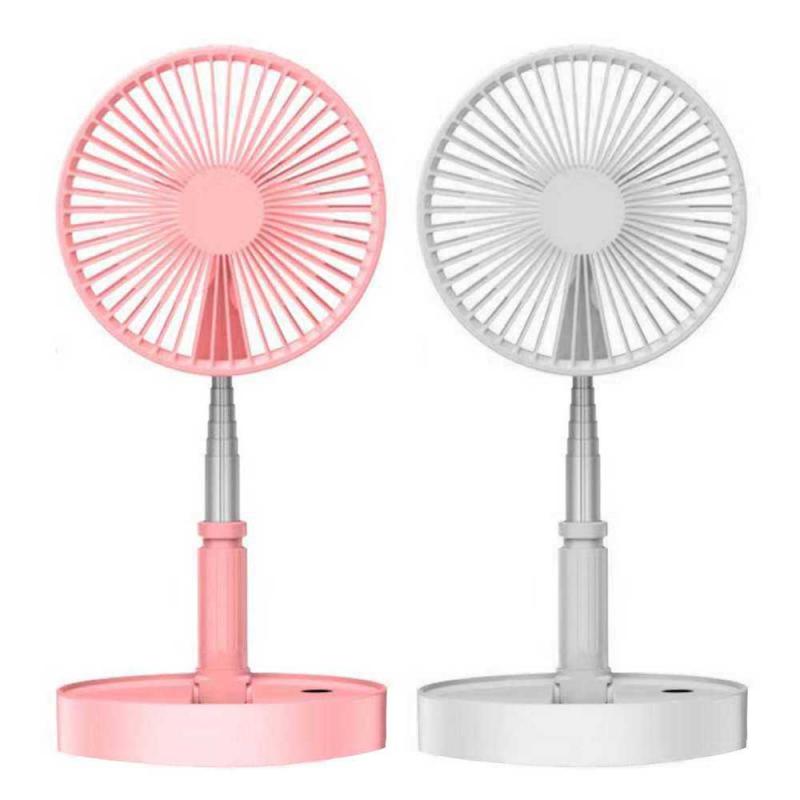 Portable Folding Telescopic Floor/USB Rechargeable Desk Fan With 7200mAh 4 Model Folding Telescopic Mini FanHousehold Merchandis