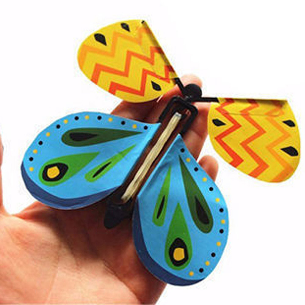 Transformeren Cocon In EEN Vliegende Vlinder Magic flying Kaart Speelgoed met Lege Handen Solar Vlinder Bruiloft Magie Rekwisieten Goocheltruc