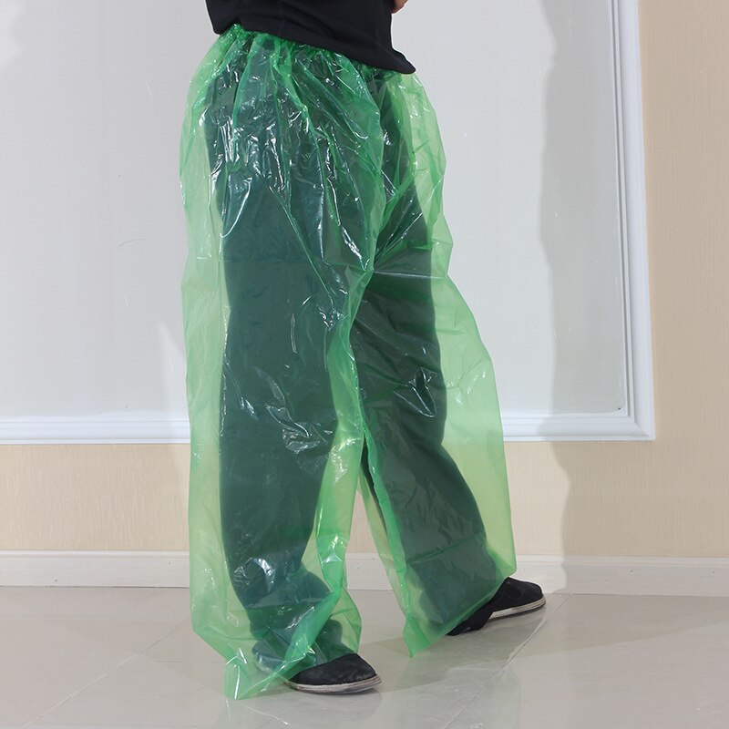 4pcs/pack Travel Disposable Rain Pants Thicken Outdoor Rainproof Camping Adult Hiking Unisex Trousers Travel 6 Silk