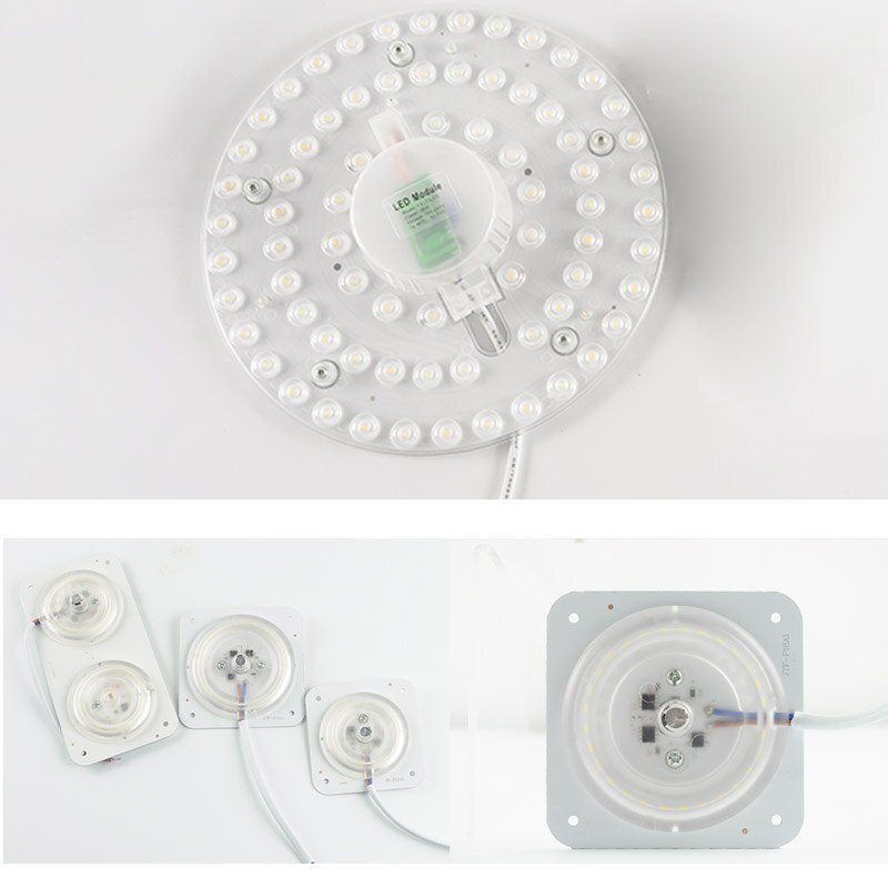 Módulo LED, lámpara de techo, minimódulo, reemplazo de accesorio, fuente magnética, Bombilla de placa de luz de larga vida, 220V, 12W, 18W, 24W