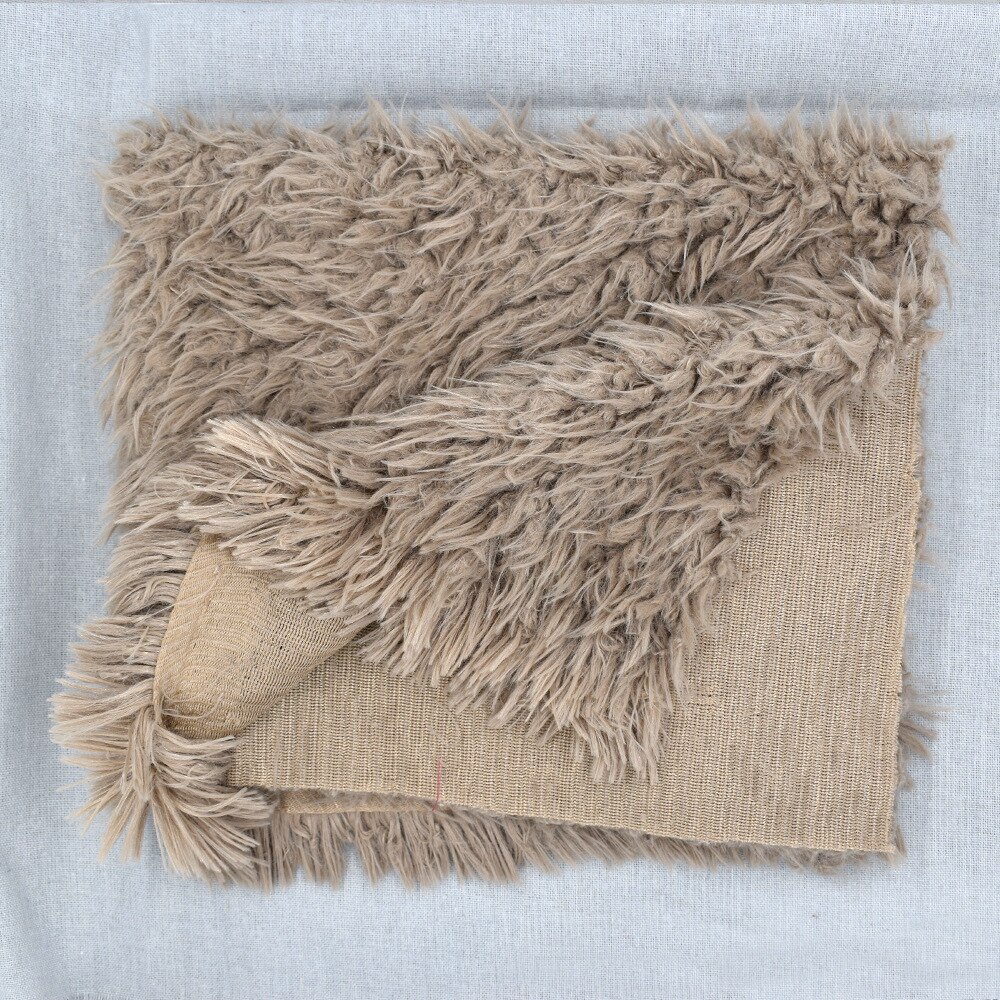 -né bébé doux fausse fourrure photographie accessoire couverture infantile dormir Swaddle couvertures