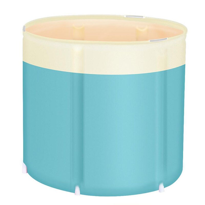 68Cm/70Cm Bad Niet-Opblaasbare Bad Vat Opvouwbare Bad Vouwen Isolatie Emmer Voor Badkamer Thuis sauna Volwassen Bad: 65cm x 68cm