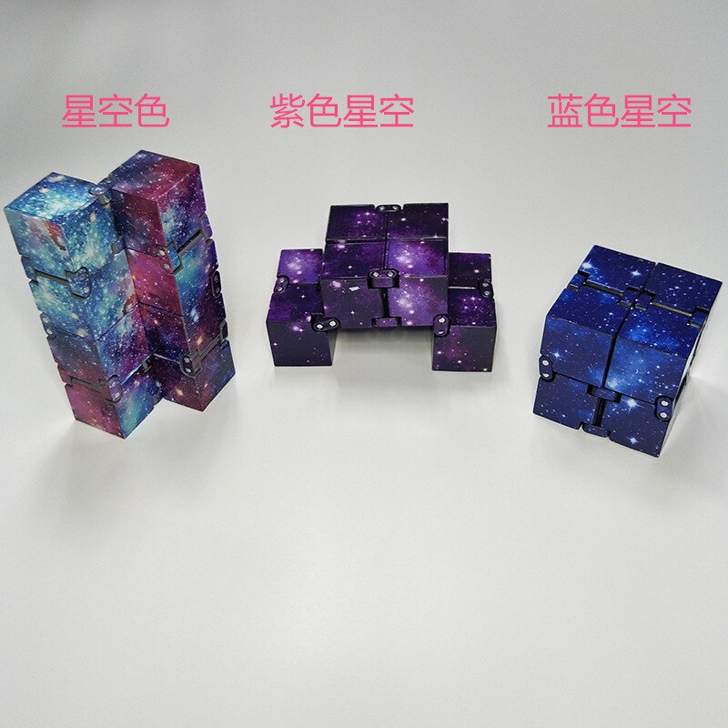 Finger tip infinite cube pressure resistant water transfer of cube second generation decompression palm toys