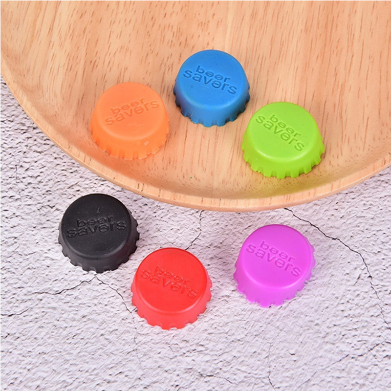 Gel Bottle Cap Sealed Beer Cap Reusable Silica Vinegar Soy Sauce Bottle Soda Cola Cap Wine Protective Stopper