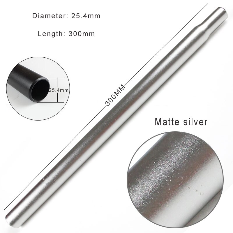 25.4/27.2Mm Mountain Mtb Bike Zadelpen Aluminium Zadelpen Lange Vaste Gea 350 450Mm Krimpbare Zadel fiets Accessoires