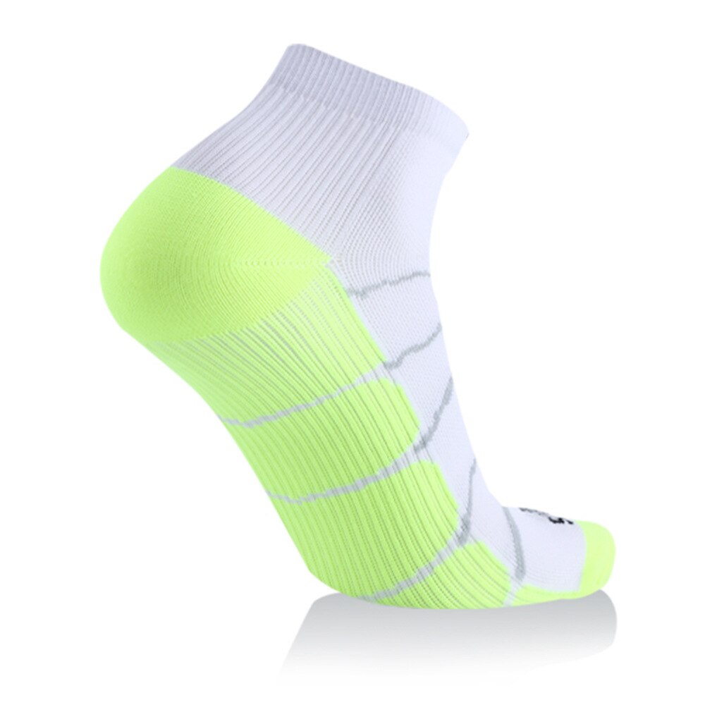 Brothock Multicolor Kompression Strümpfe Outdoor Sport Socken Schweiß absorbieren Atmungsaktive Marathon Lauf Reiten Druck Socken: green / EUR 40-45