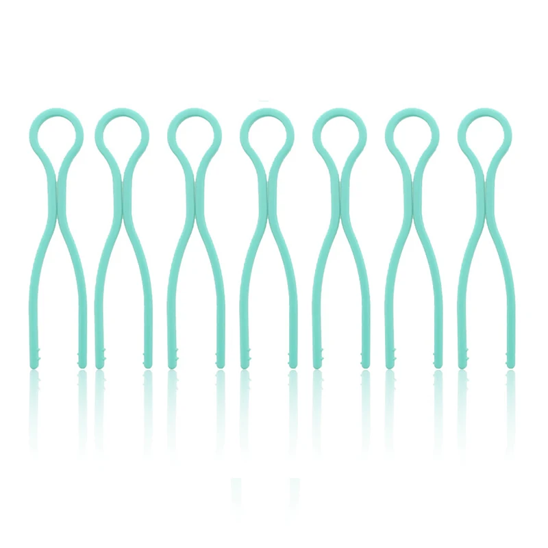 Clips de bobine de couture, 10/20/30 pièces, Clip à fil Long, support de rangement de bobine, organisateur de Clips de couture en plastique, accessoires de couture, outils: M / vert clair