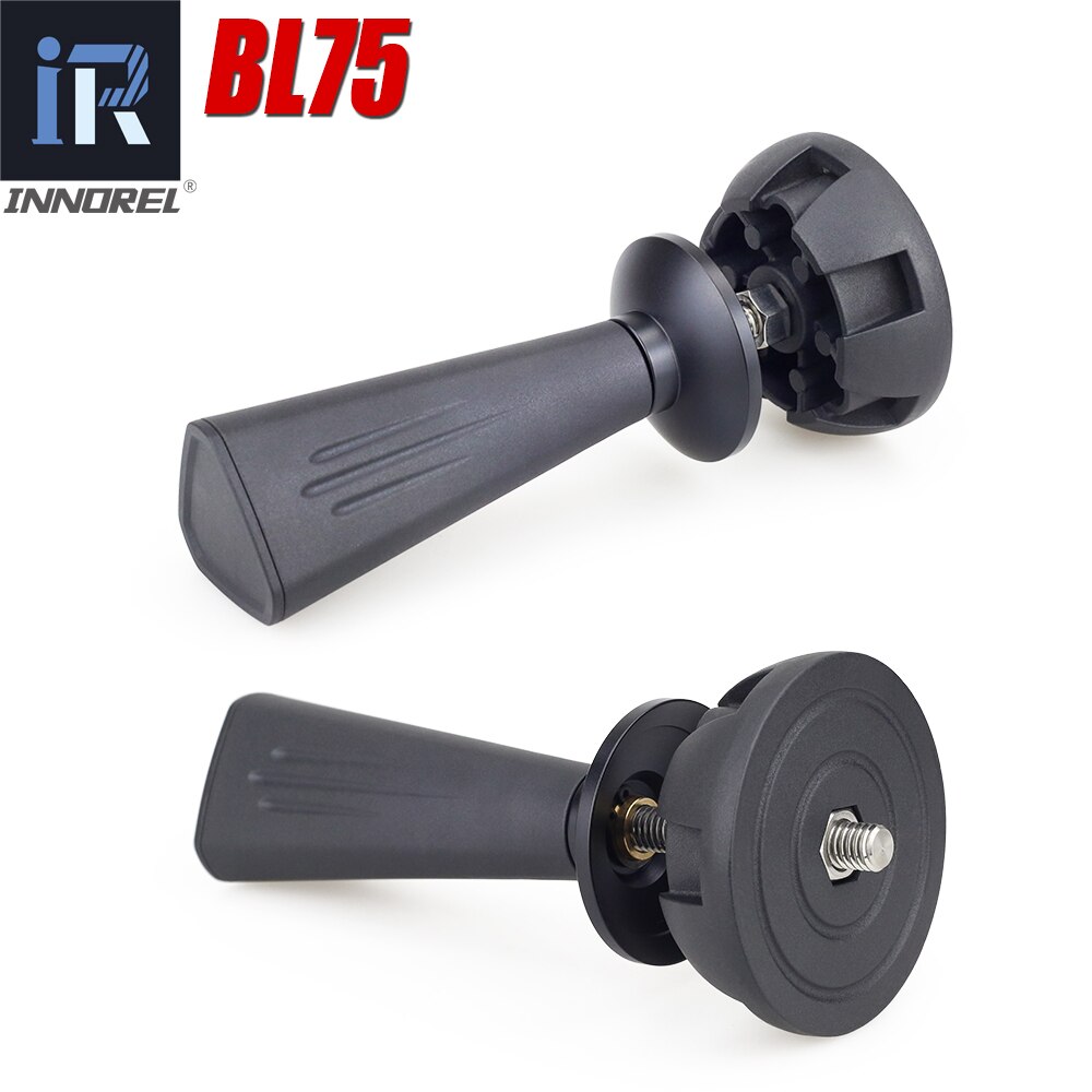 Universal Aluminum Alloy Bowl Adapter Half Ball Flat to Tripod Bowl for Tripod Fluid Head DSLR Camera 75mm Bowl