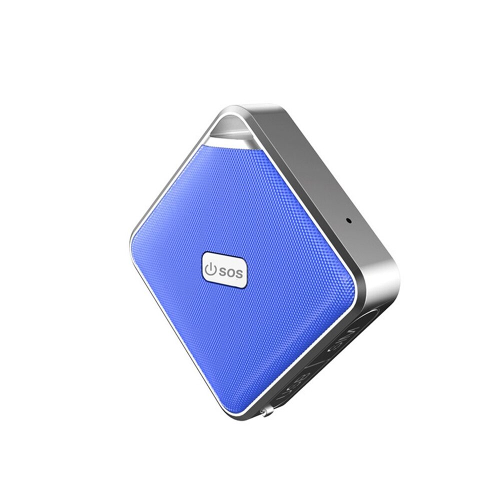 Gps Locator Child Pet Kid Elderly Anti-Lost Locator Miniature Location Tracker Practical Portable Locators: blue