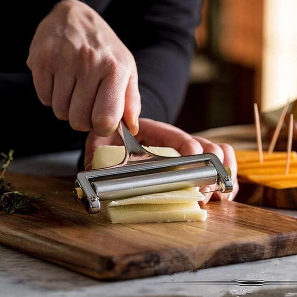 Kaasschaaf Verstelbare Draad Voor Zachte Semi Harde Kaas Omvat 1 Vervangbare Snijden Draad Anti-aanbak Boter Snijden Gereedschap