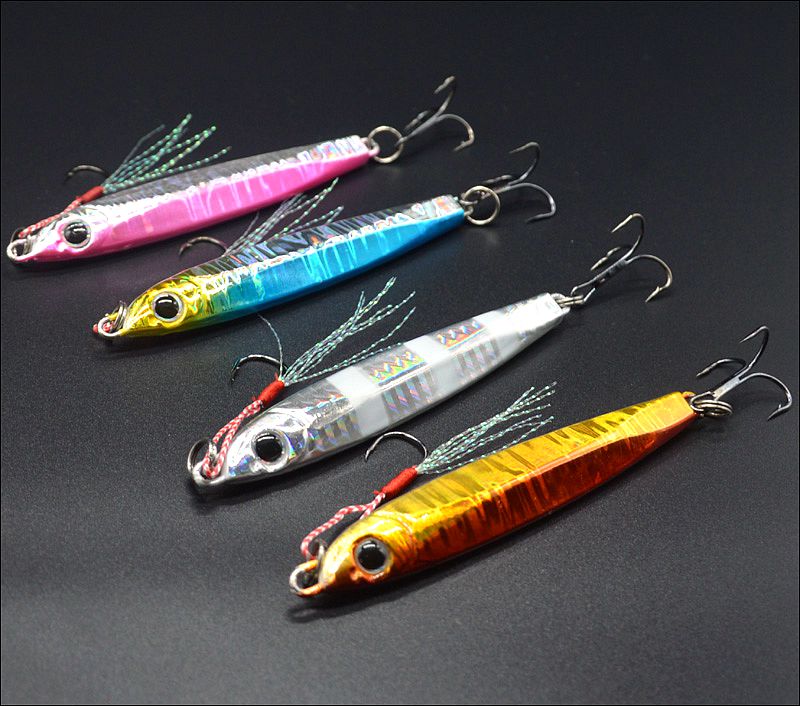 Wldslure 60g saltvand ferskvand støbe bly havabbor jig japan fiskeri jigging lokke med krog
