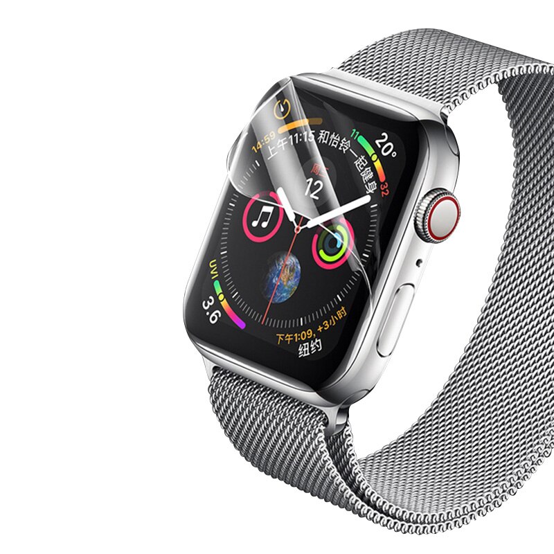 Alpq soft hydrogel full screen protector film til apple watch 38mm 42mm 40mm 44mm screen protector til iwatch series 5 4 3 2 1
