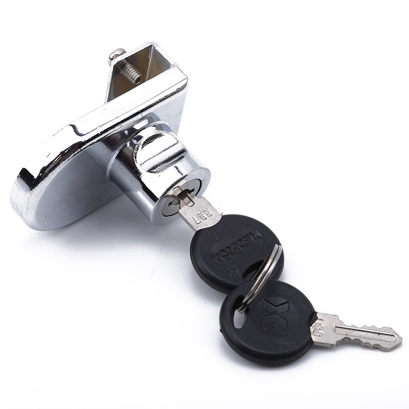 Single /double-sided Plunger Push Lock For Sliding Glass Door Showcase Lock Furniture Cabinet Drawer Lock Hardware: 4.8x3.5cm