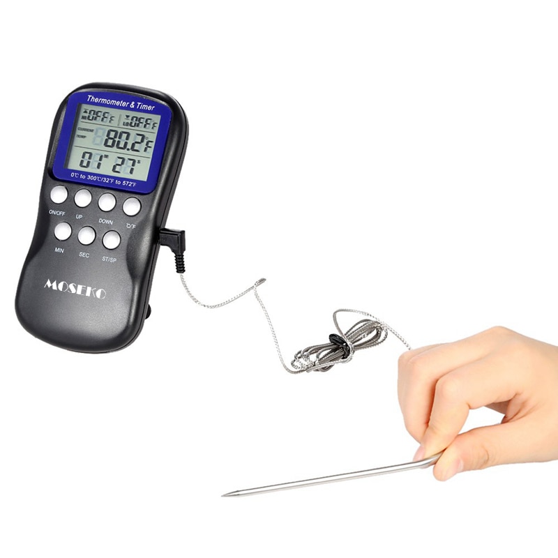 Digitale Oven Thermometer Bbq Eten Probe Vlees Keuken Thermometer Koken Gereedschap Temperatuur Digitale Oven Thermometer Bbq Eten Probe Vlees Keuken Thermometer Koken Gereedschap Temperatuur