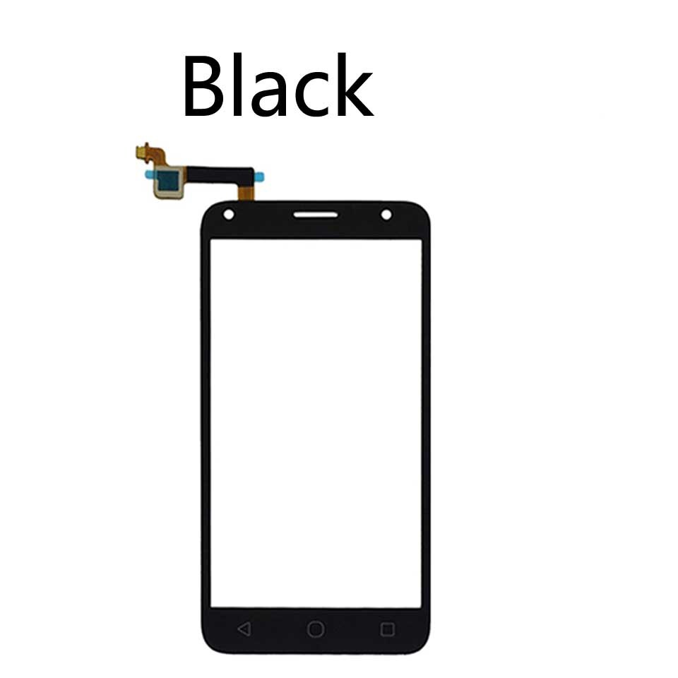 Pantalla táctil para Alcatel One Pixi 4, 5,0, OT5010 OT, 5010, 5010D, 5010E, 5010X, Sensor de pantalla táctil, reemplazo de cristal del digitalizador: Black-No tool
