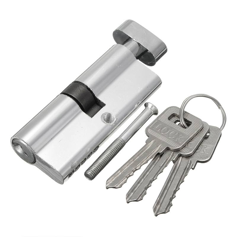 Cilinder Hardware Indoor Aluminium Home Security Gate Deurslot Code Met 3 Sleutels Cilinderslot Voor Thuiskantoor Kamer