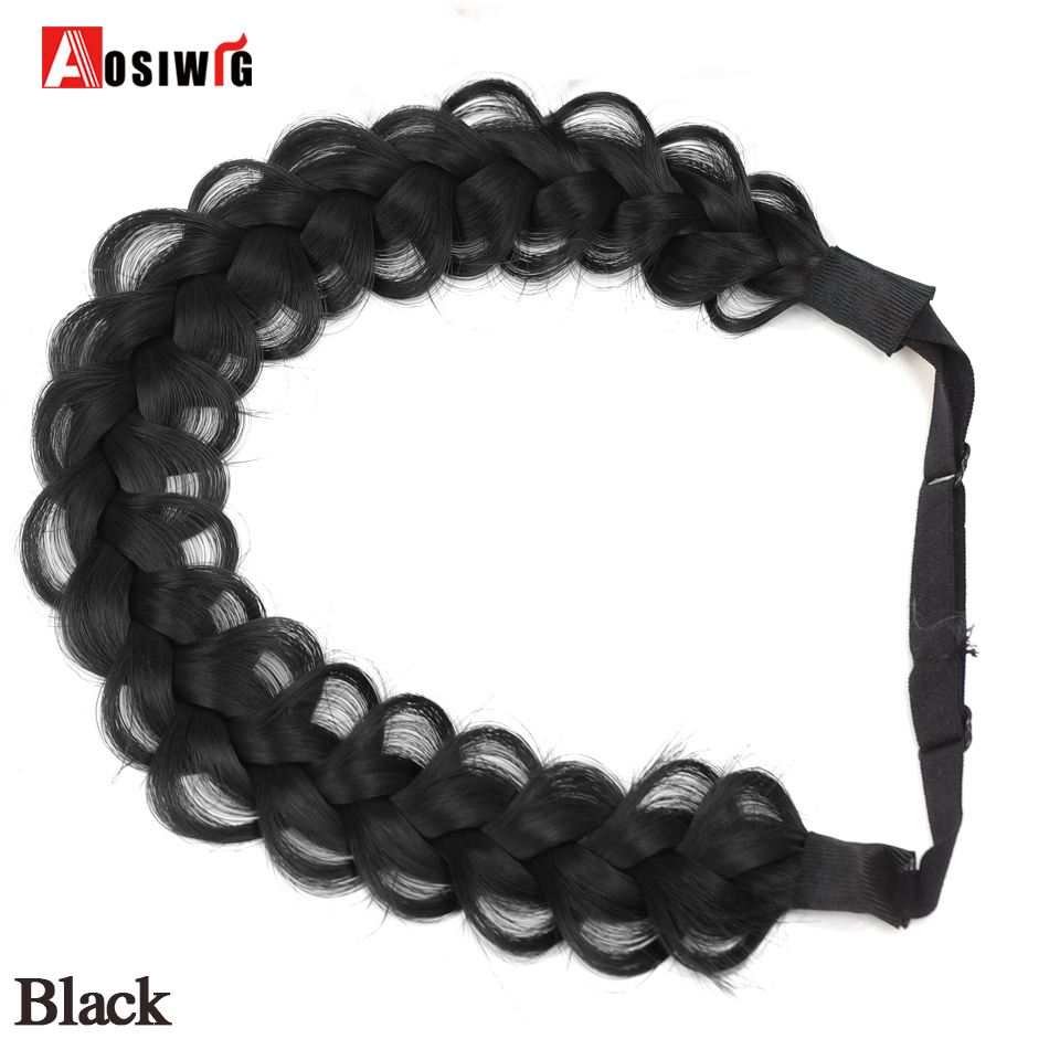 Accesorios para el cabello de para mujeres y niñas, peluca sintética, bandas para el cabello, diadema Vintage, trenzas, diademas, accesorios para peluca de cabello: T1B/613