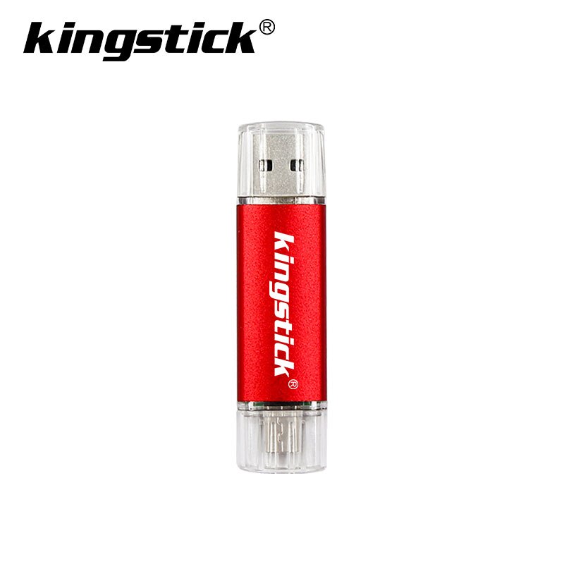 Kleurrijke Otg Usb Flash Memory Stick 16 Gb 32 Gb Pendrive 4 Gb 6 Gb 64 Gb U Schijf Usb flash Drive Voor Computer/Android Telefoon: 32GB / red