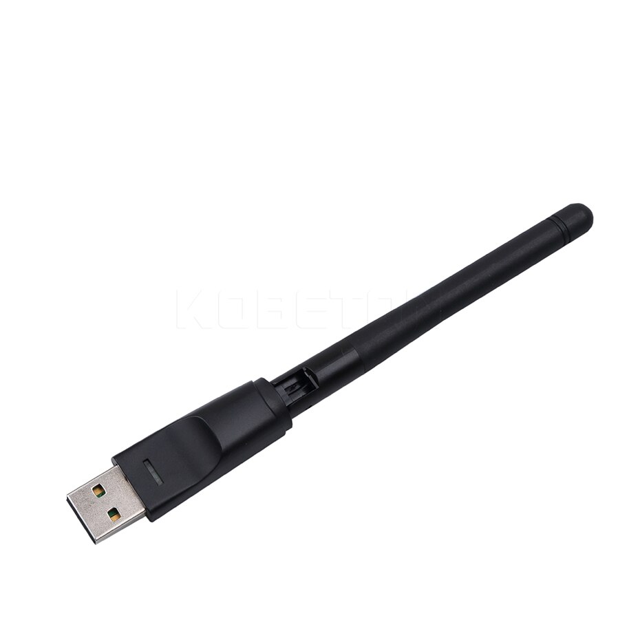 Kebidu 150 Mbps USB 2.0 WiFi Draadloze Netwerkkaart Ralink RT5370 802.11 b/g/n LAN Adapter met draaibare Antenne voor PC Laptop