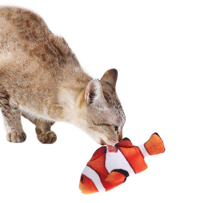 Fisk form katt leke bitebestandig kattunge tygge leke kattemynte kjæledyr leke kattunge tenner leke katt interaktiv leke kjæledyr trening leke: 4