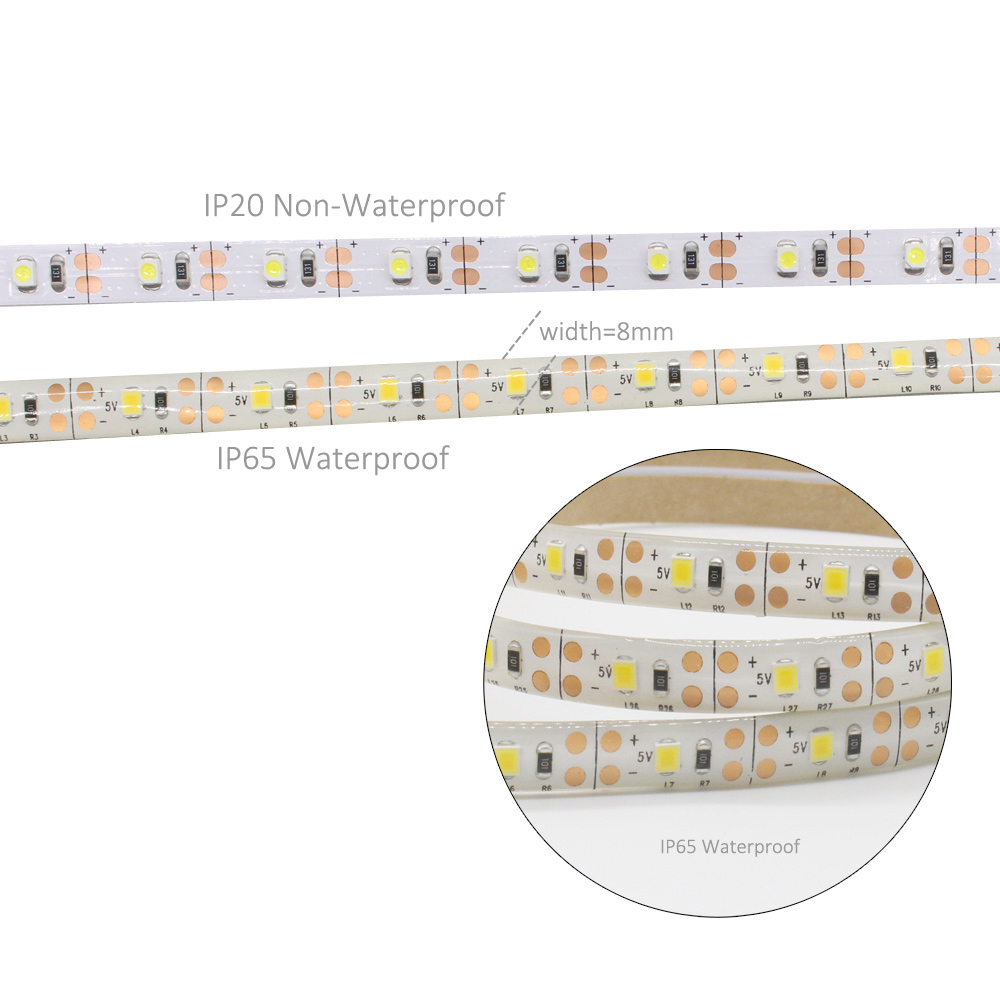 LED-Lichtleiste, batteriebetrieben, dimmbar, DC 5 V, LED-Band, batteriebetrieben, Streifen, wasserdicht, 4AA, mit RF 11-Tasten-Fernbedienung