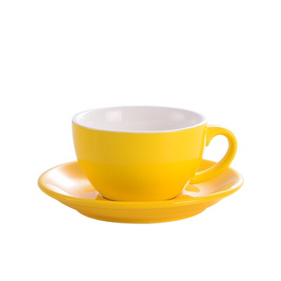 Mhv 200ml cappuccino latte farve glasur keramisk kaffekop køkken kontor cafe trække blomsterkop