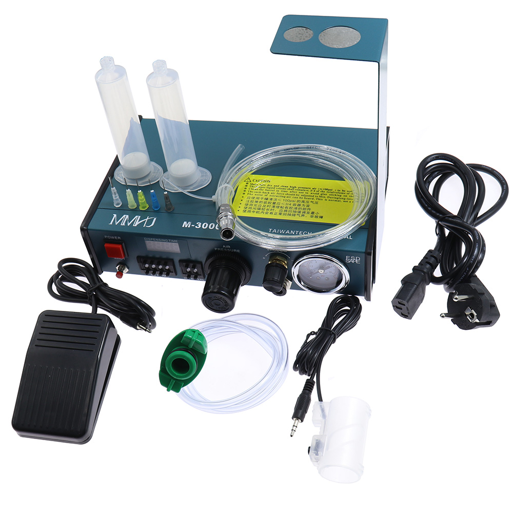 Automatic Glue Epoxy Resin Dispenser Solder Paste Liquid Controller Dosing Machine: Default Title