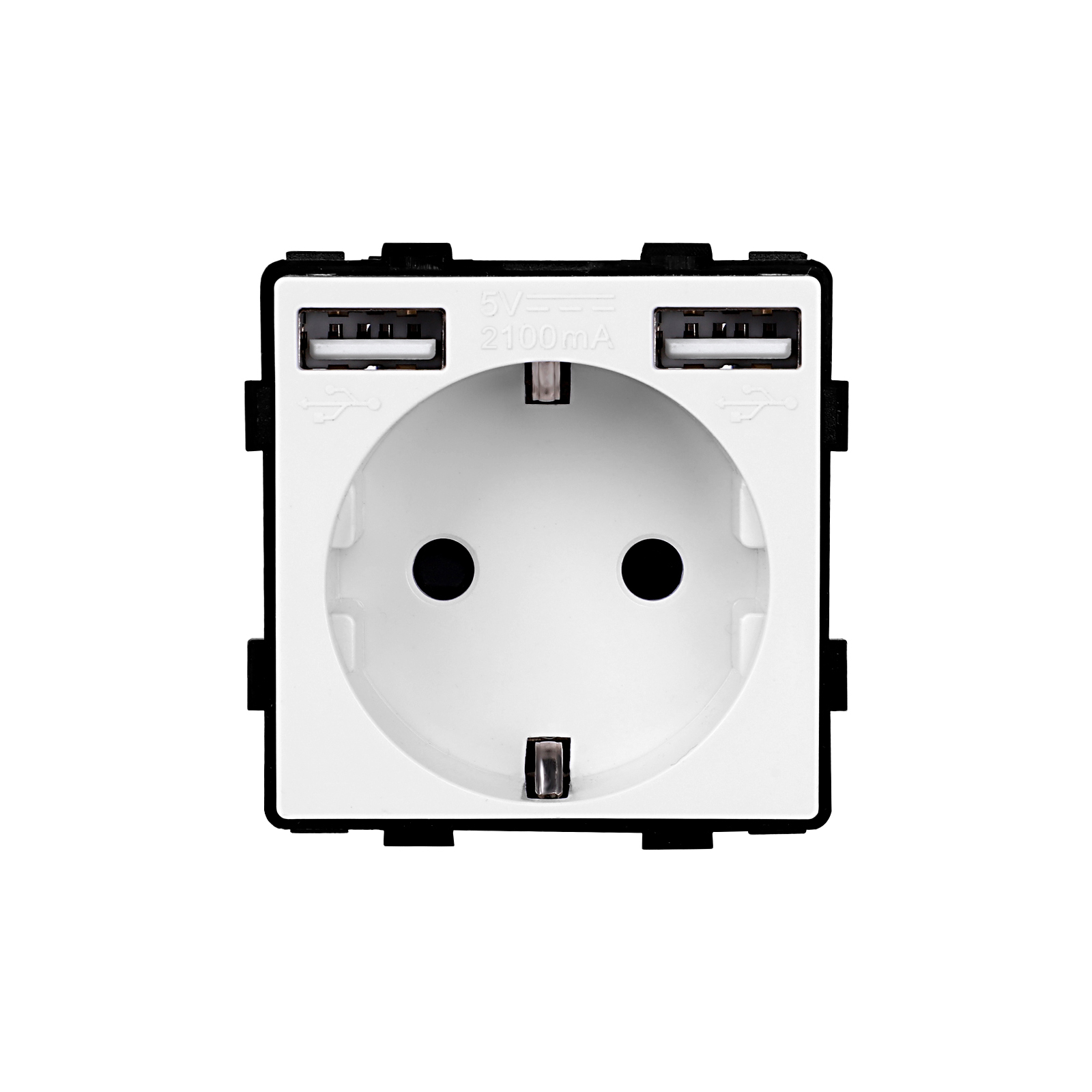 White Plastic Frame EU Wall Plug RJ45 TV ST HDMI CAT6 USB Sockets Mechanical Switch Function Parts DIY Free Combination: Type 13