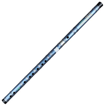 Kinesisk traditionel håndlavet bambus to-sektion blå fløjte kaldet dizi traditionel flauta bambus til begyndere og musikelskere: G-tast