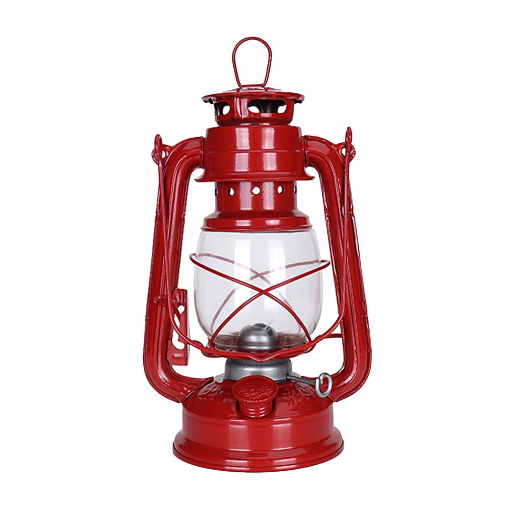 Lámpara de queroseno clásica Retro de 25cm, linternas de queroseno de LED regulable de 6 colores, luces portátiles de mecha, lámpara de aceite de Adorno: 06