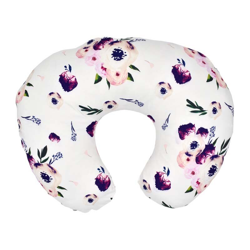 Allaitement taie d'oreiller allaitement taie d'oreiller alimentation maternité grossesse housse accessoires de literie: Purple Floral