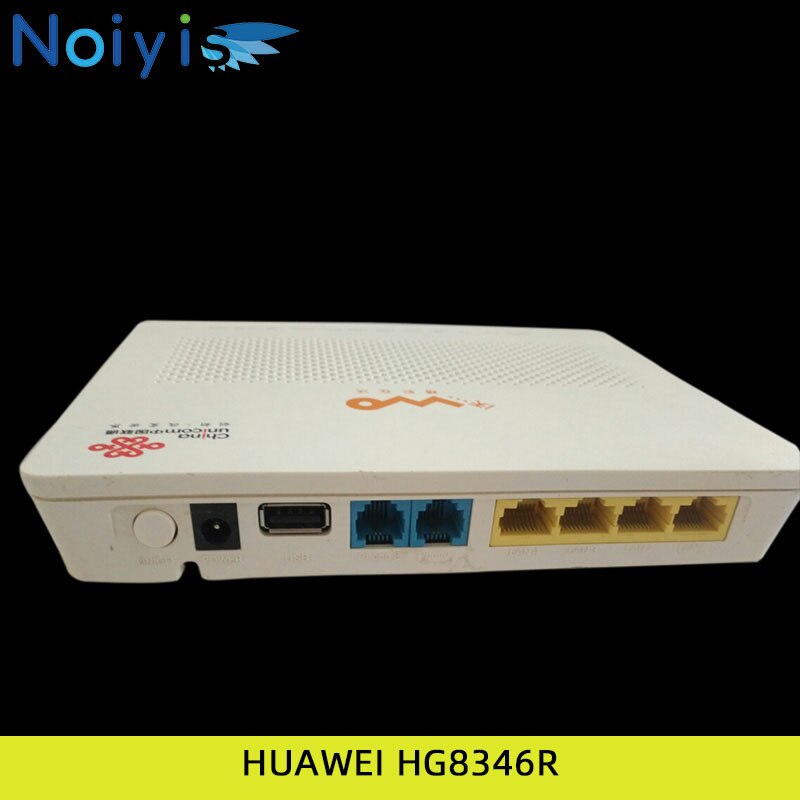 100% original HG8346R EPON ONU ONT router, 4FE + 2Tel + USB + WIFI cable