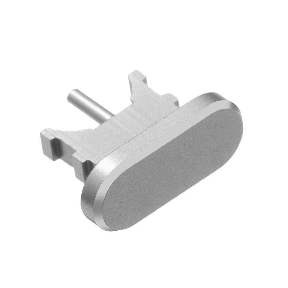 Slijtvaste Anti Stof Plug Voor Iphone 12 11 Pro Max X Xr Max 8 7 6S Plus charger Port Blok Metal Stopper Stofdicht Cover: grey