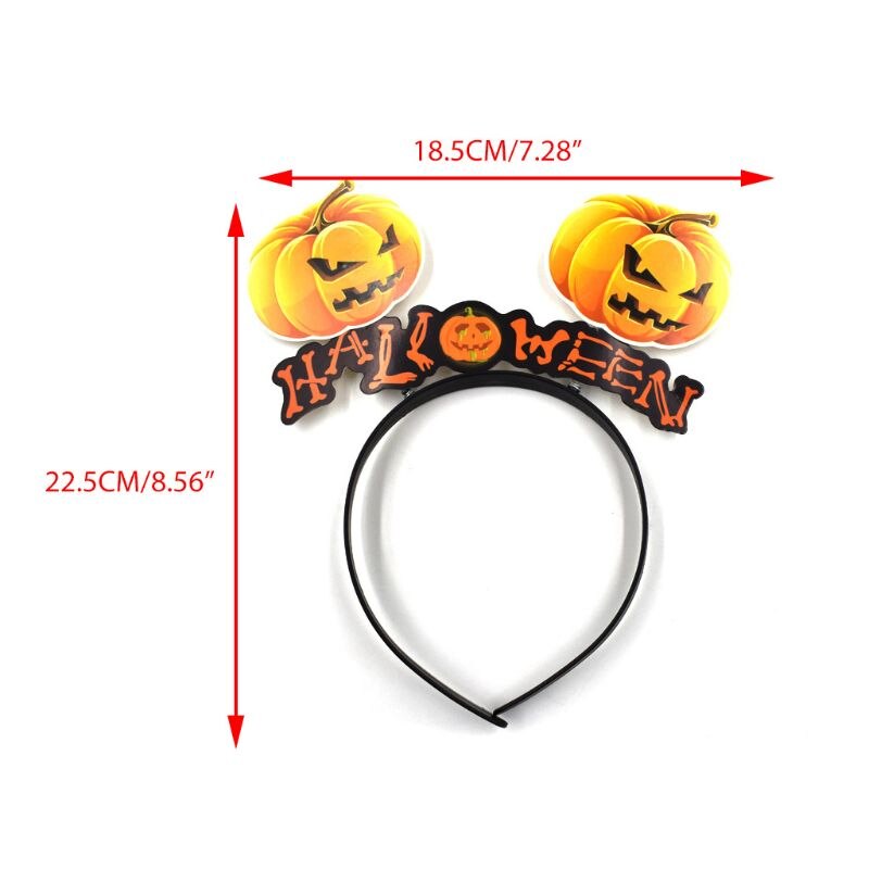 Halloween Pompoen Hoofdband Dance Party Props Festival Hoofddeksels Kinderen Haar Accessoires Speelgoed