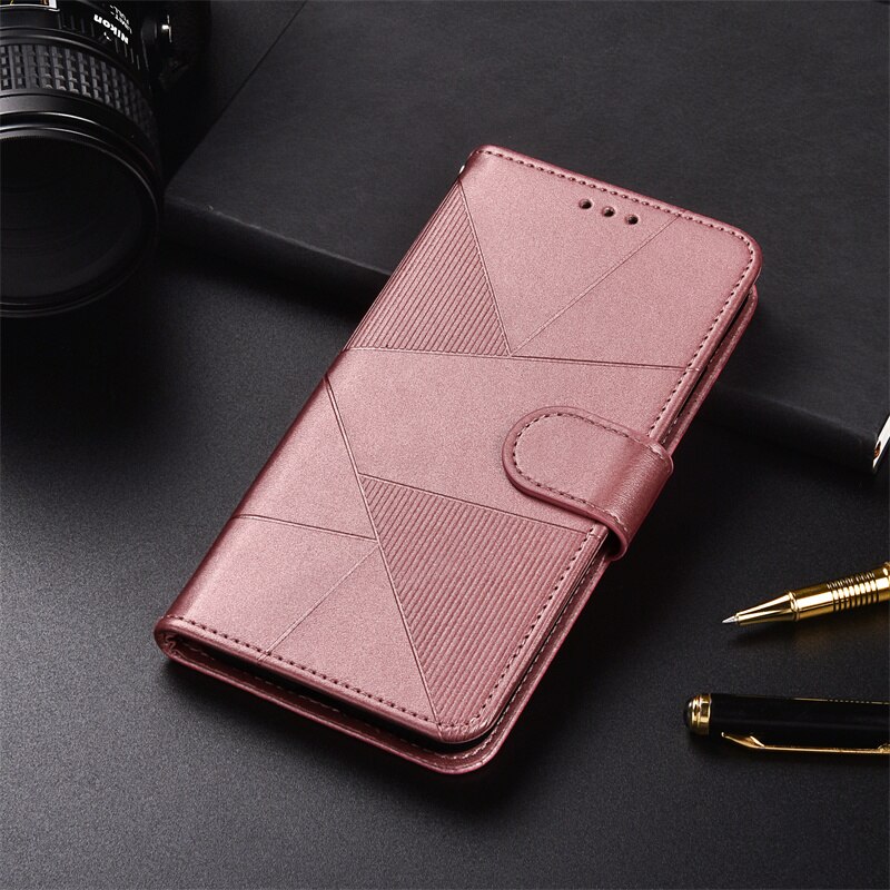 Dla Vivo Y53s przypadku luksusowe odwróć skórzany telefon książka obudowa silikonowa pokrywa na Vivo Y53 S Y 53 s V2111A чехолна portfel Coque Funda torba: S5-Pink