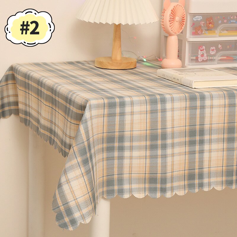 Mantel a cuadros para Mesa, tapete Rectangular para dormitorio, vestidor, escritorio, decoración De: Tablecloth S2 / L 100x145cm
