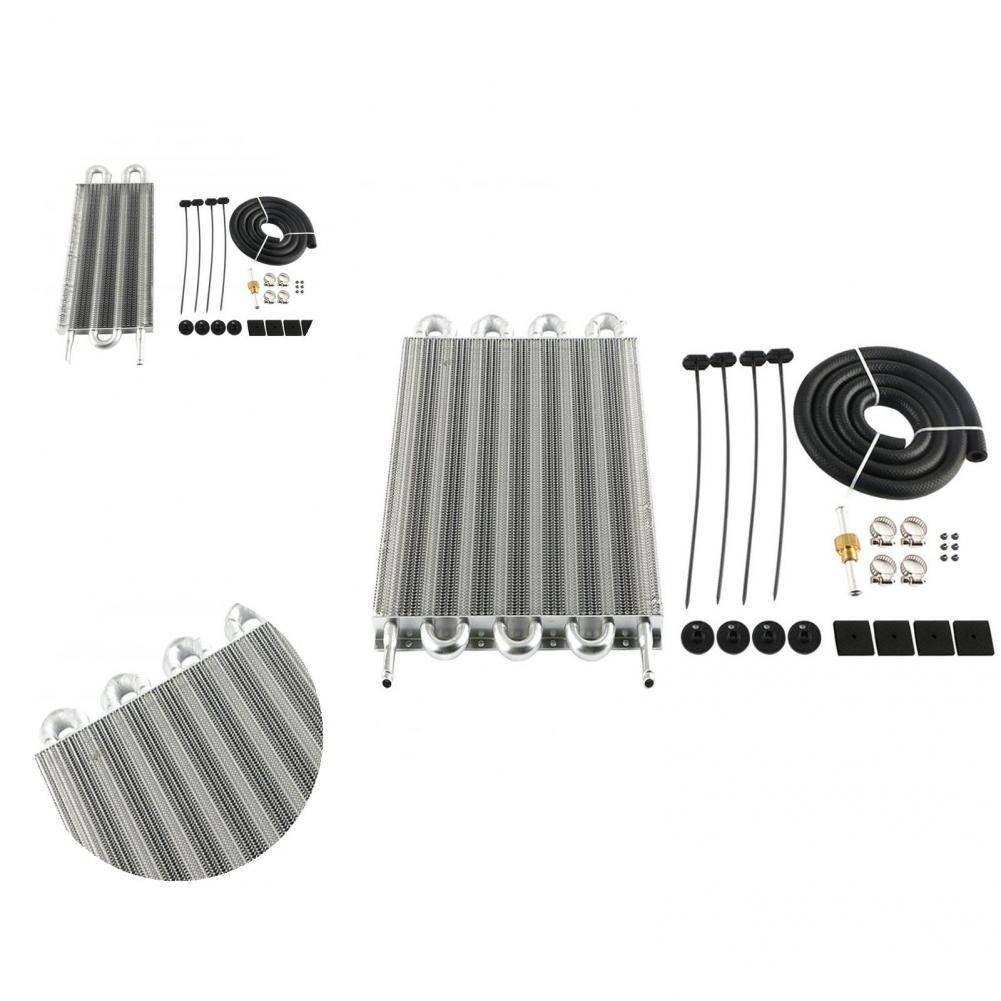 Aluminum Alloy Premium Universal Auto Radiator Converter Engine Oil Cooler Corrosion-resistant for Car