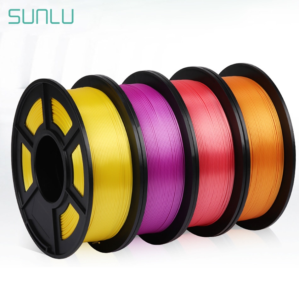 SUNLU Filament PLA Plus 1.75MM 1KG Silk PLA 3d Filament For 3d Printer Supplies Neat Winding Printing No Tangle