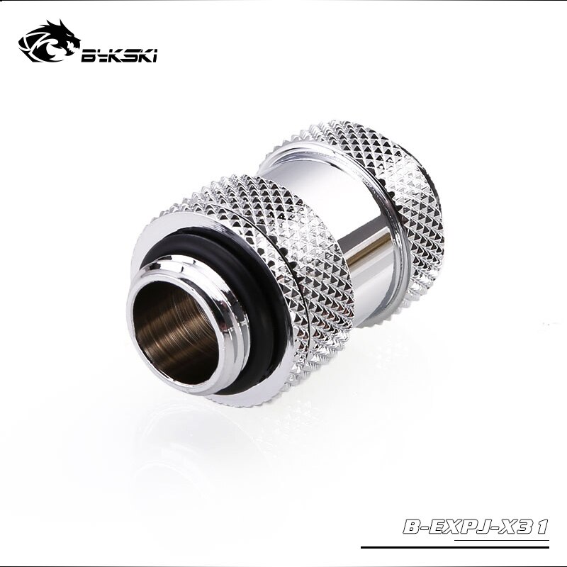 BYKSKI G1/4&quot; Male to Male Rotary Connectors / Extender (22-31mm) use for GPU card Cross Fire connect SLI Fitting