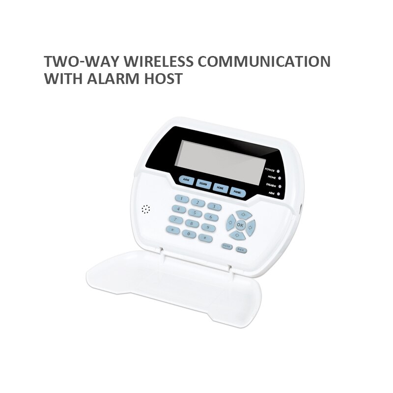 Clavier bidirectionnel avec mot de passe, PB-502R MHz, 868MHz, avec rétroéclairage LCD, activation/désactivation de la télécommande, Alarme domestique, 868