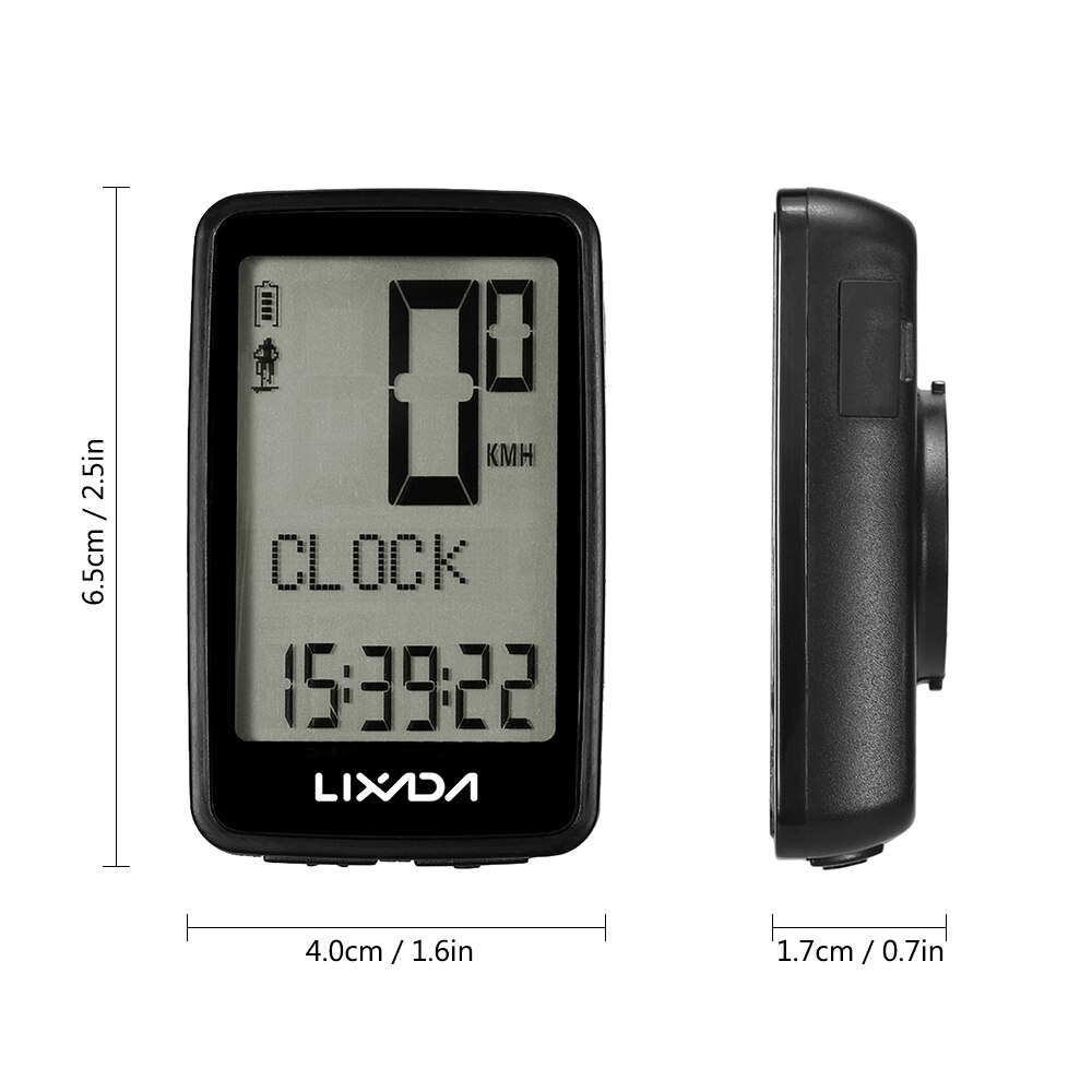 Lixada GPS komputer rowerowy USB akumulator bezprzewodowy rowerowy komputer rowerowy z licznik rowerowy w milach pasażerskich