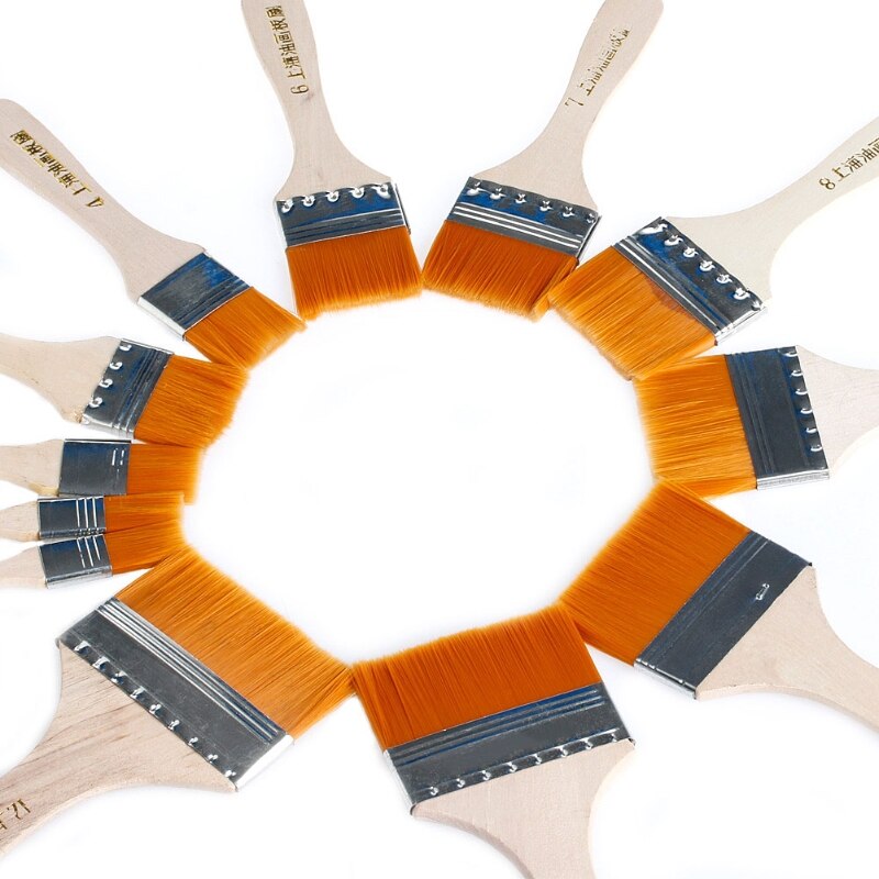 Set Di Pennelli 100 Pezzi Di Spazzole Per Capelli In Nylon Per K Di Ptura Professionale Per Artisti Di Ptura Ad Acquerello Ad Olio Acrilico - Foto 4