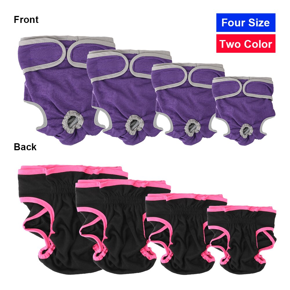 Niceyard filhote de cachorro fralda calças fisiológicas roupa interior do animal de estimação do sexo feminino shorts para pequeno meidium tamanho cães produtos para animais de estimação
