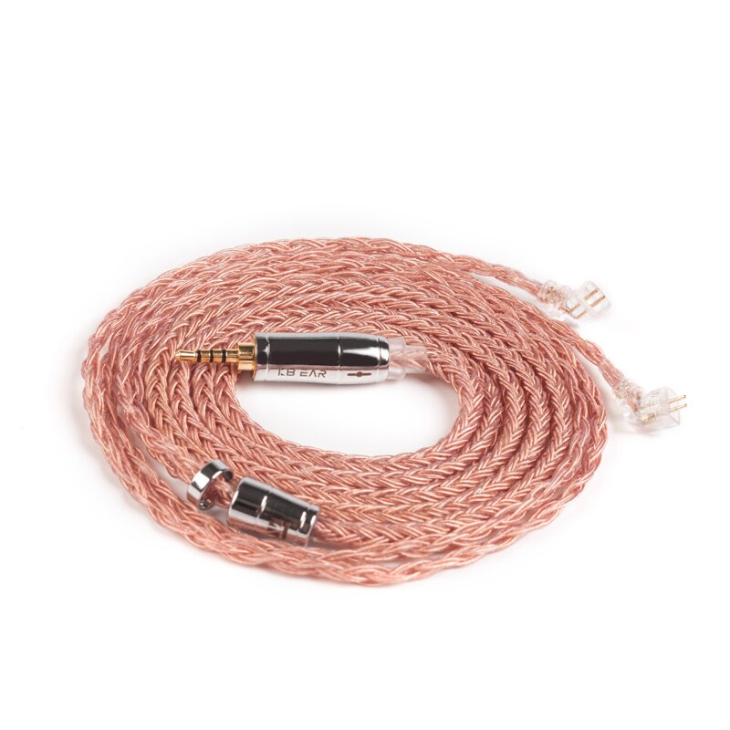 Kbear 16 núcleo prata chapeado equilibrado cabo 2.5/3.5/4.4mm com mmcx/2pin/qdc conector para zs10 pro as10 zsx zsn pro c12 BL-03: 2.5 TFZ